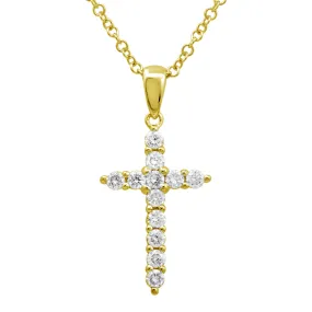 Yellow Cross Pendant